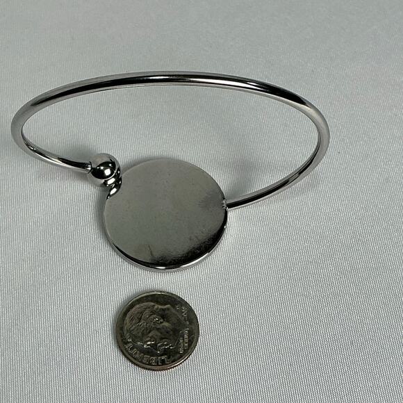 Gucci canvas on a Stainless Steel Bendable Bangle Bracelet Swarovski - Picture 5 of 6